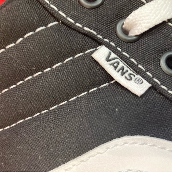 VANS SZ 11 & 10 Sk8-Hi Skate Parisian Night  High Top Black White Lace Up Shoes - Picture 7 of 11